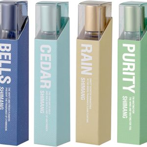 4PCS Women Perfume, Eau de Parfum Perfume Oil Roll-On Perfumes for Women and Men by Fresh Flower Fruit Fragrances, 10 ml / 0.33 fl Oz (Flower Fragrance Series)