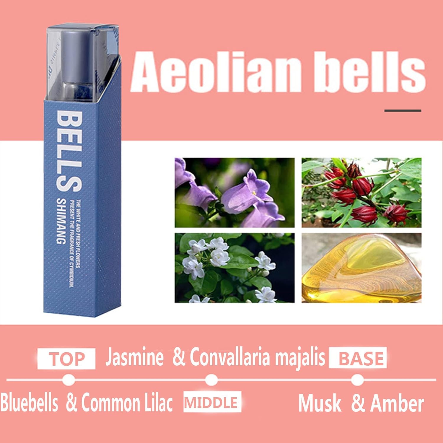 4PCS Women Perfume, Eau de Parfum Perfume Oil Roll-On Perfumes for Women and Men by Fresh Flower Fruit Fragrances, 10 ml / 0.33 fl Oz (Flower Fragrance Series) - Image 6