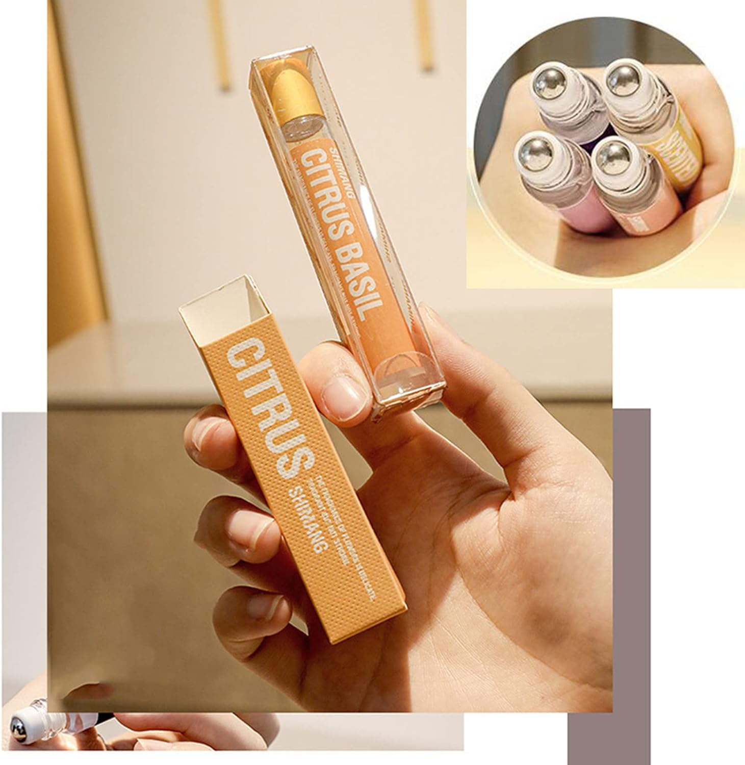 4PCS Women Perfume, Eau de Parfum Perfume Oil Roll-On Perfumes for Women and Men by Fresh Flower Fruit Fragrances, 10 ml / 0.33 fl Oz (Flower Fragrance Series) - Image 8