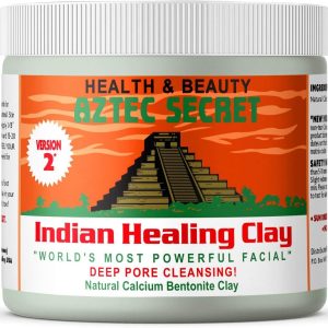 Aztec Secret – Indian Healing Clay 1 lb – Deep Pore Cleansing Facial & Body Mask – The Original 100% Natural Calcium Bentonite Clay – New Version 2
