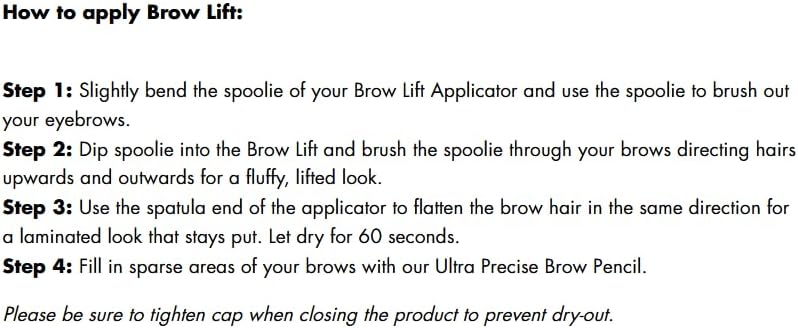 Cosmetics Brow Lift, Clear Eyebrow Shaping Wax For Holding Brows In Place, Creates A Fluffy Feathered Look - Image 8