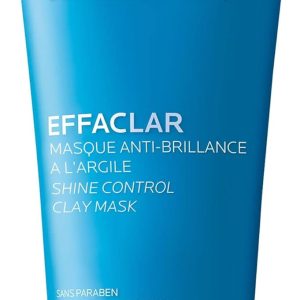 La Roche-Posay Effaclar Clarifying Clay Face Mask for Oily Skin, Unclogs Pores and Controls Shine Without Over-Drying, Packaging May Vary