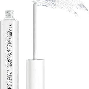 Mega Clear Brow & Lash Mascara - Sculpts Brows, Defines Lashes, Conditioning with Soy Protein & ProVitamin B5, Primer & Top Coat, Cruelty-Free & Vegan - Clear